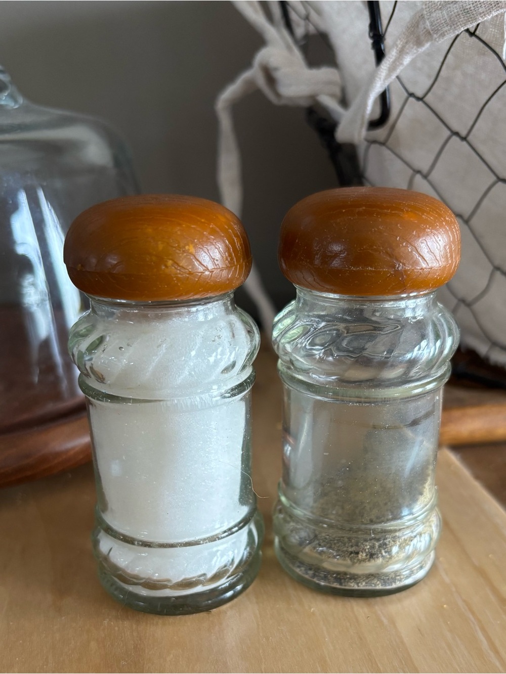 Vintage Travel Salt and Pepper Shakers